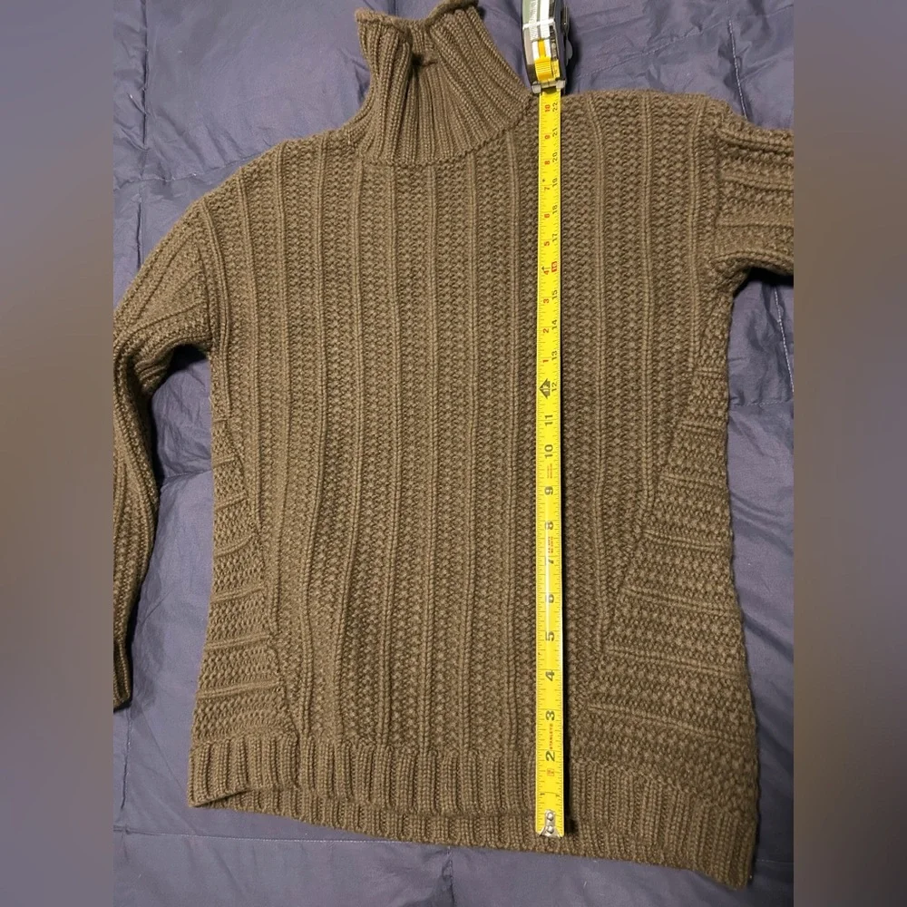 Garnet hill chunky knit cashmere sweater size xs